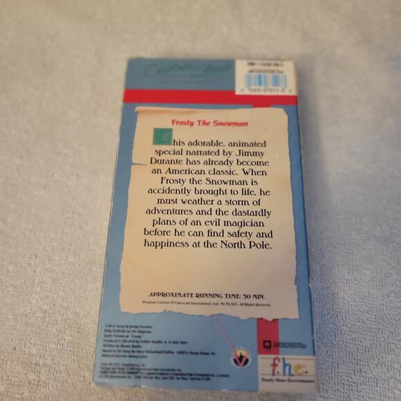 Frosty the Snowman 1989 & Frosty Returns 1992 -Christmas Cartoon Movie VHS set - Picture 3 of 6
